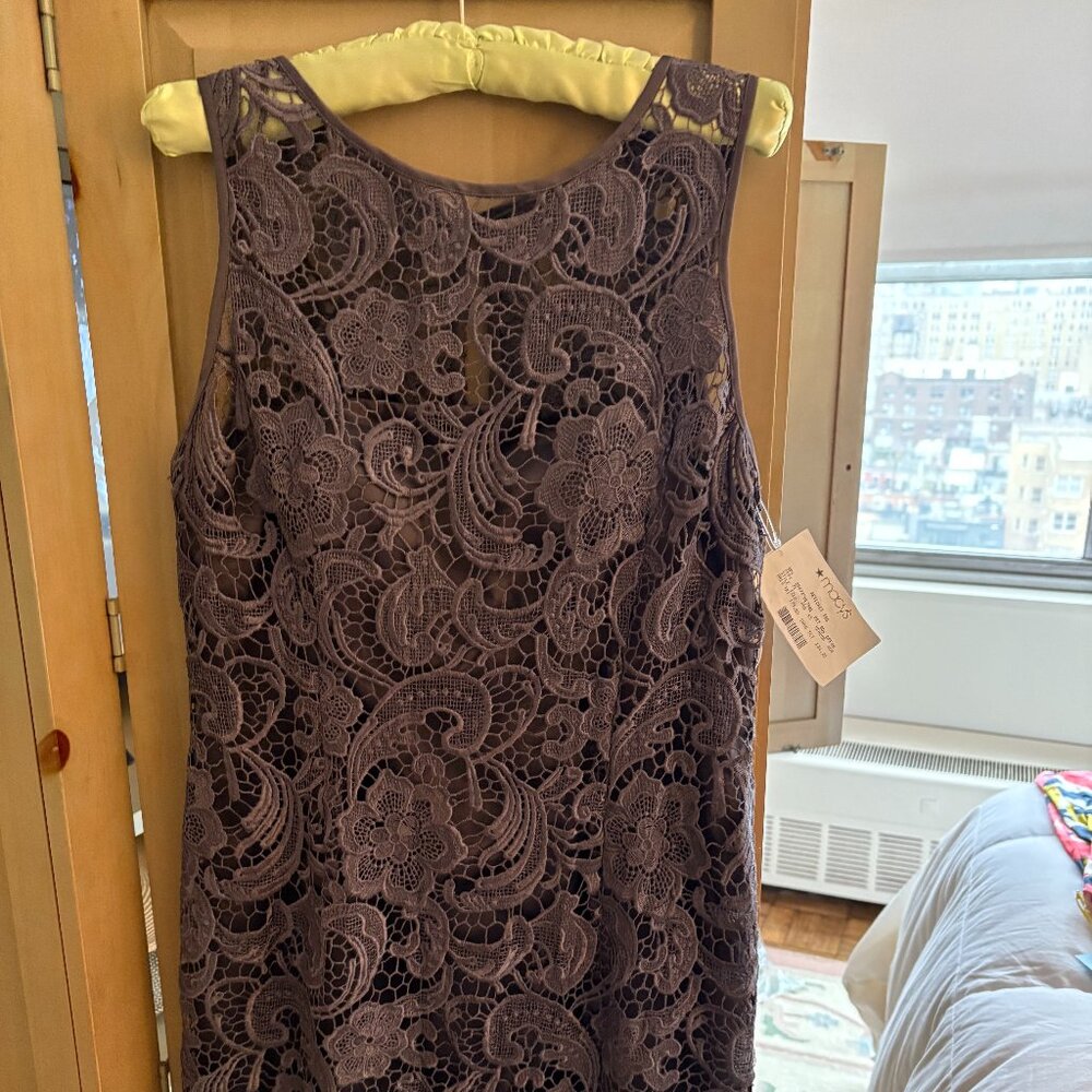 Adrianna Papell Evening Lace Sheath NWT